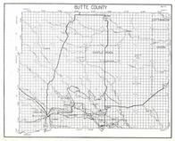 Butte County, Cottonwood, Union, Castle Rock, Twilight, Fruit Dale, Newell, Vale, South Dakota State Atlas 1930c